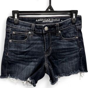 American Eagle Shortie Jean Shorts size 2